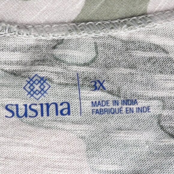 Susina Camo Short Sleeve T-Shirt Size: 3X - Picture 4 of 6